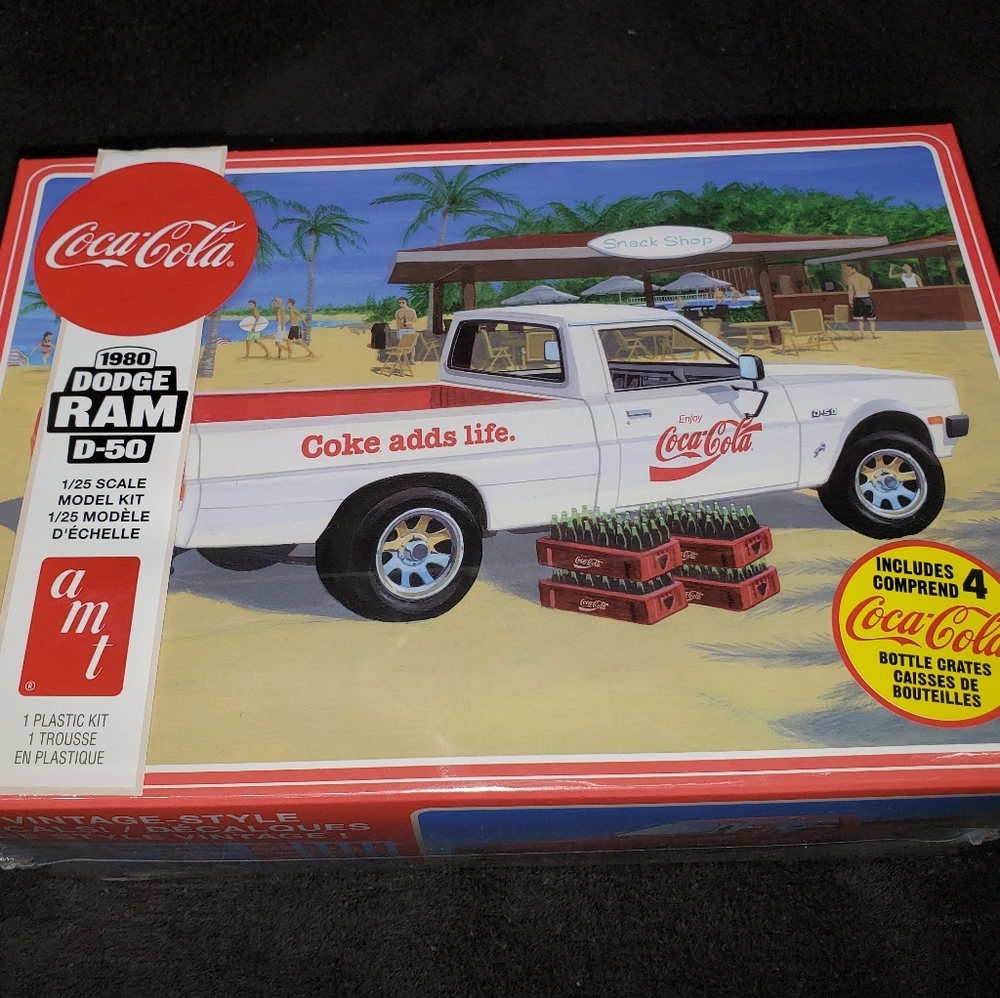 1980 Dodge Ran D50 Coca-Cola model kit